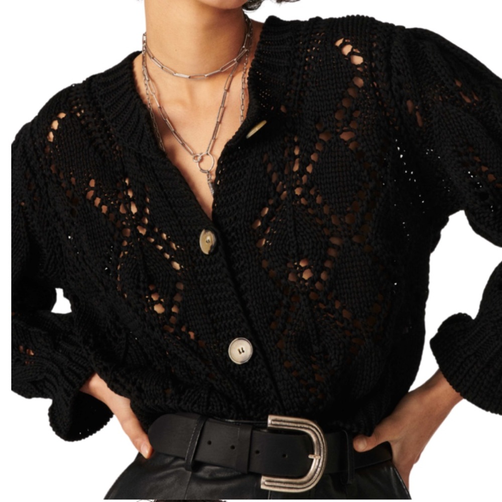 Bash Black Sennay Cardigan